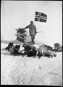 На Южном полюсе, норвежская экспедиция Р. Амундсена